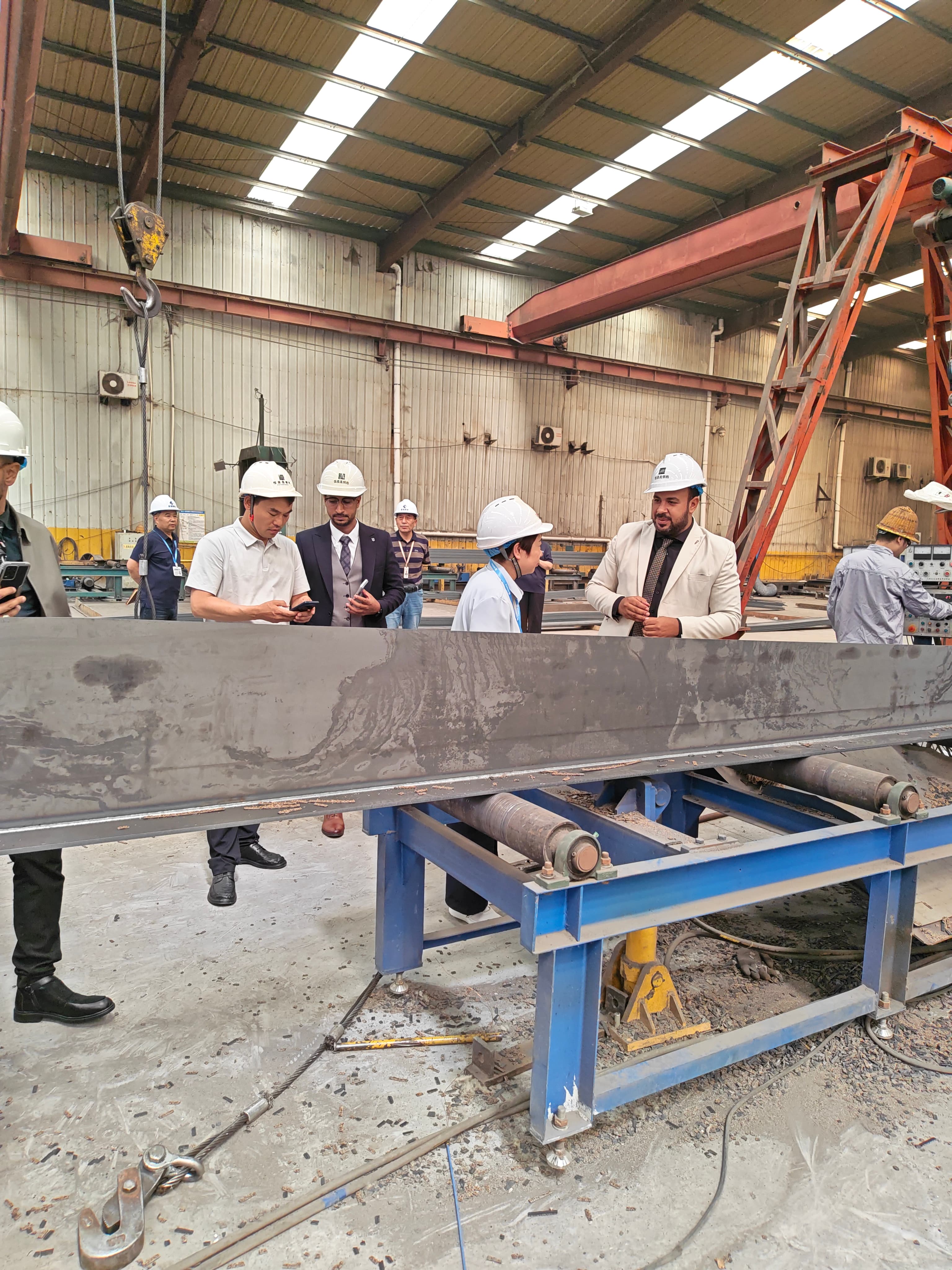 Fabricated steel beam and column components